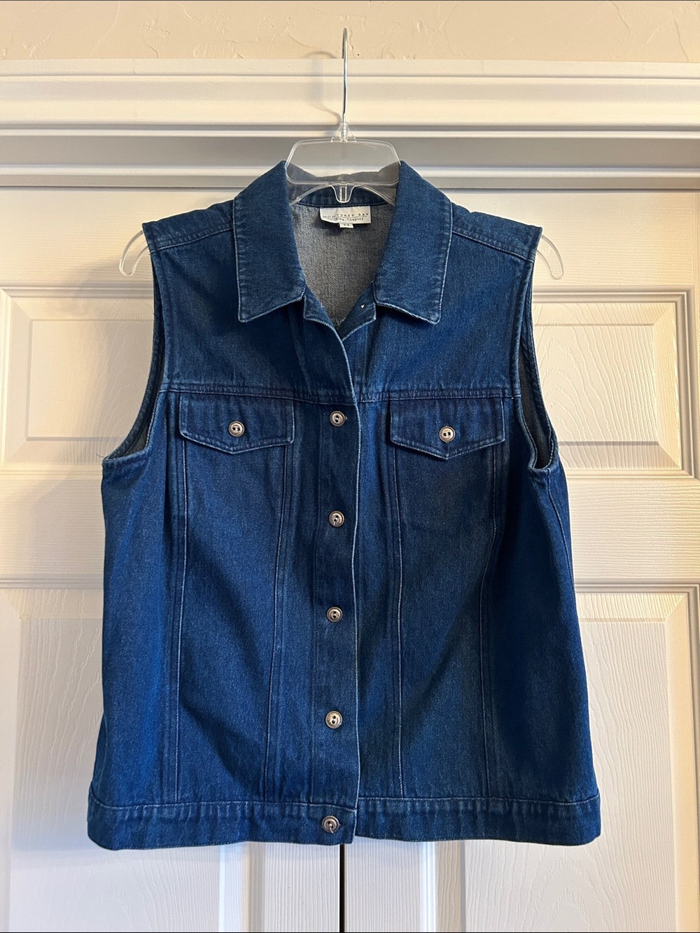 Monterey Bay Denim “Cotton”Button Front Vest
